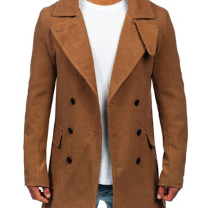 Herren Wintermantel Kamel HZ104 Von Herrenzeit