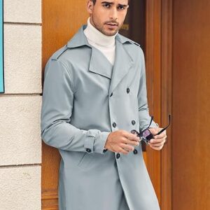 Trenchcoat Lässiger Slim Fit Windbreaker HZ119